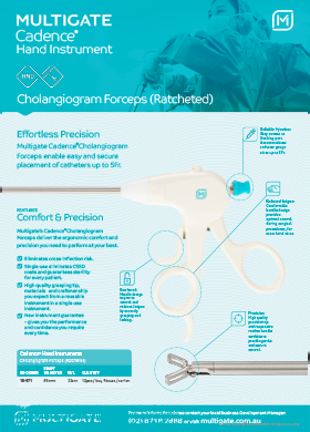 Cadence Cholangiogram Forceps